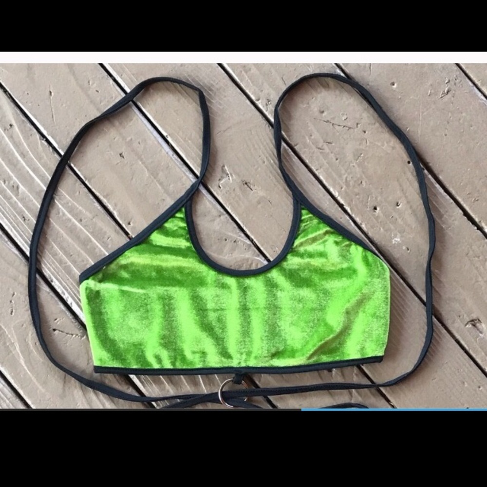 Hissyfit rave green top